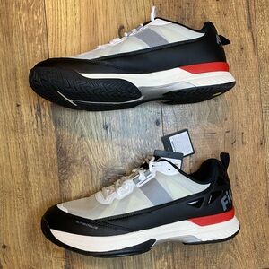 NIB FitVille Court Tennis Amadeus V9 shoes in Pearl/Black size 11.5